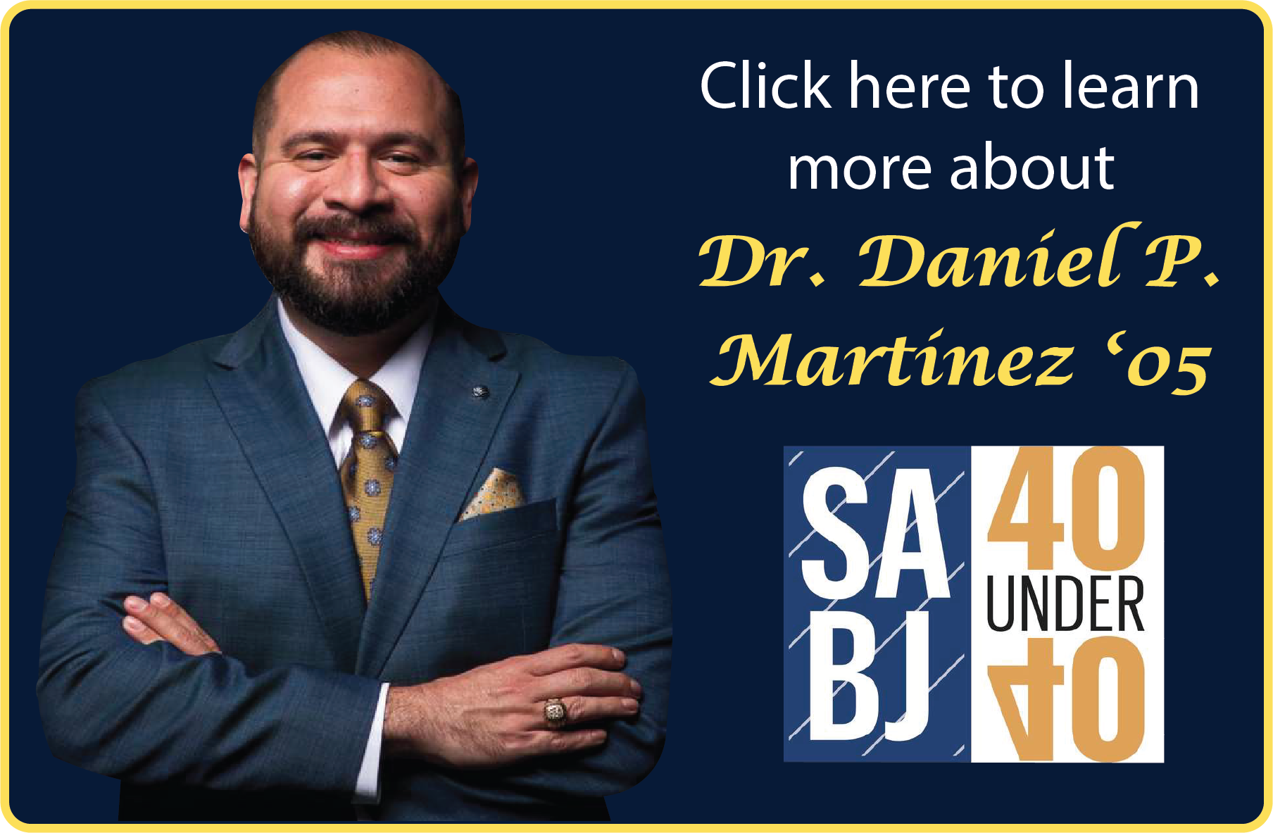 Click here to learn more about Dr. Daniel Martinez